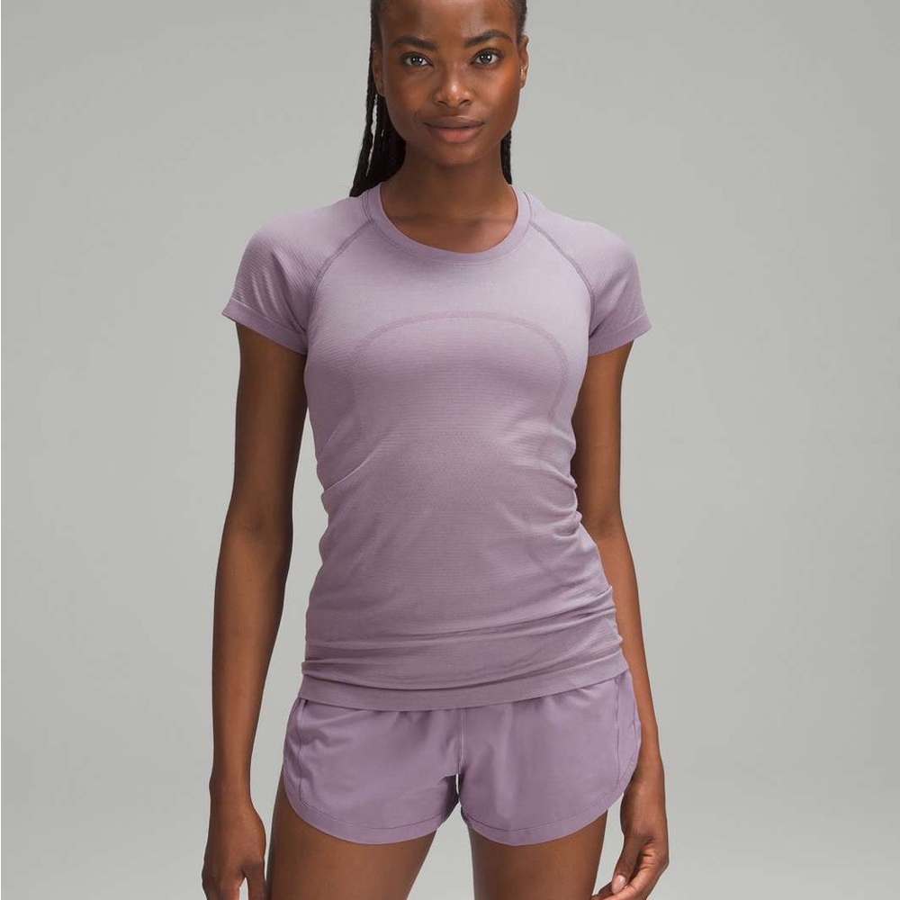 Lululemon purple swiftly tech top